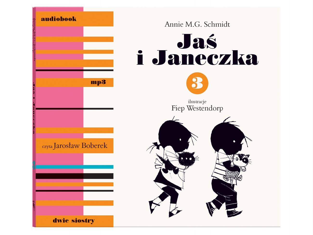 Jaś i Janeczka 3 (Audiobook CD) Schmidt czyt. J. Boberek 4+ Dwie Siostry_1